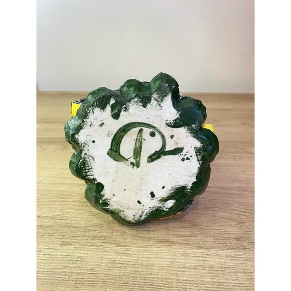 Vintage  8 inch Resin Hand Painted Christmas Tree Hollidays Decoration - Picture 9 of 10